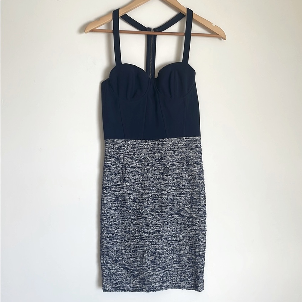 alice+olivia corset style dress